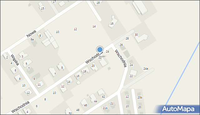 Wilkowice, Wschodnia, 22, mapa Wilkowice