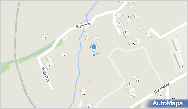 Wisła, Wspólna, 6f, mapa Wisła