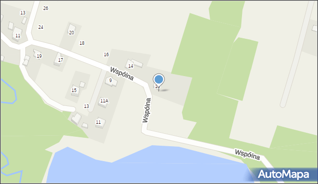 Witkowice, Wspólna, 12, mapa Witkowice