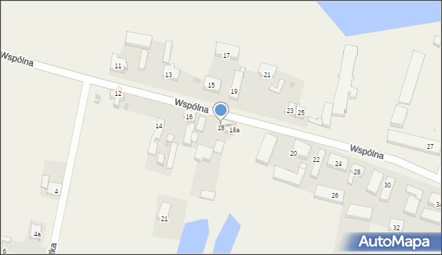 Wojcieszyce, Wspólna, 18, mapa Wojcieszyce