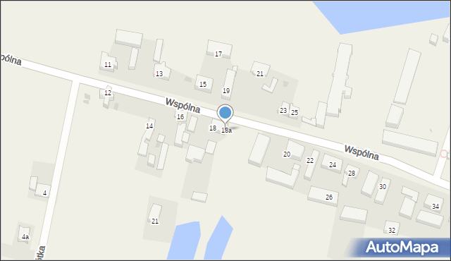 Wojcieszyce, Wspólna, 18a, mapa Wojcieszyce