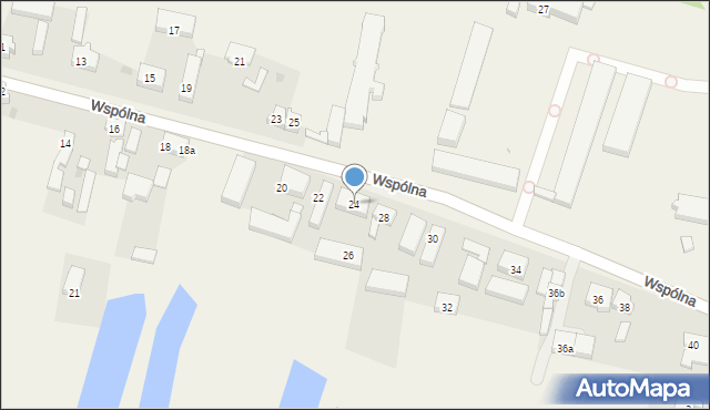 Wojcieszyce, Wspólna, 24, mapa Wojcieszyce