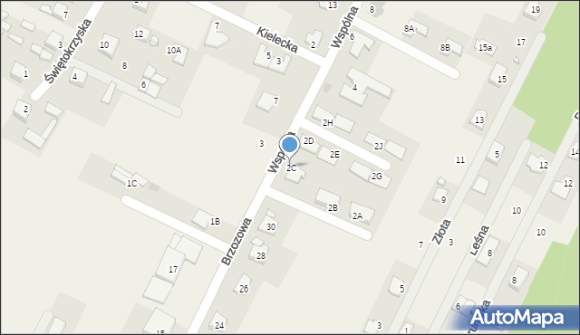 Wola Kopcowa, Wspólna, 2C, mapa Wola Kopcowa