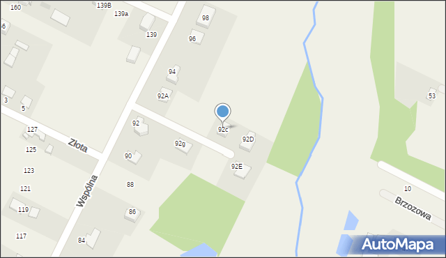 Wola Kopcowa, Wspólna, 92c, mapa Wola Kopcowa
