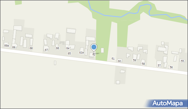 Wszachów, Wszachów, 62, mapa Wszachów