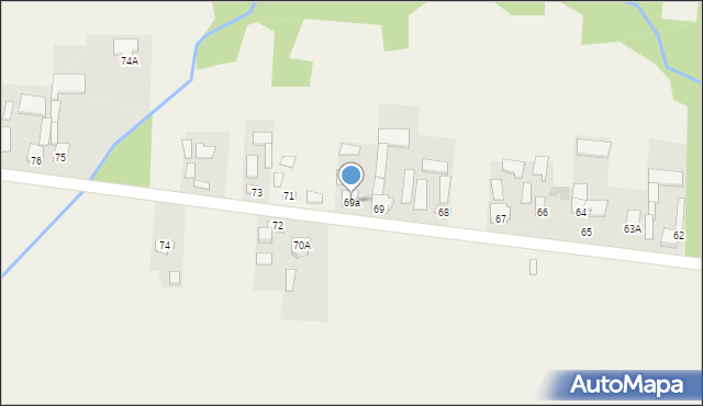 Wszachów, Wszachów, 69a, mapa Wszachów