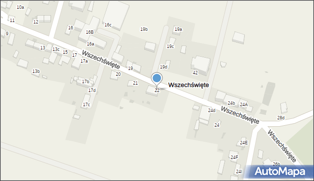 Wszechświęte, Wszechświęte, 22, mapa Wszechświęte