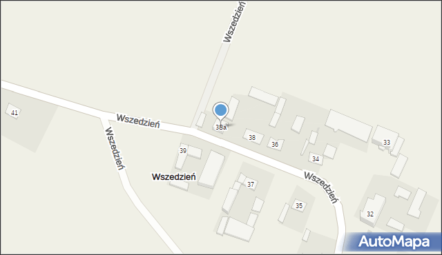 Wszedzień, Wszedzień, 38a, mapa Wszedzień