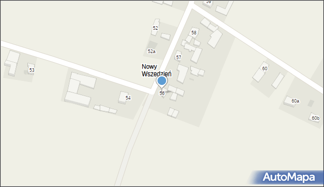 Wszedzień, Wszedzień, 56, mapa Wszedzień