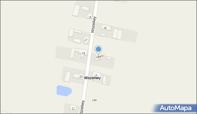 Wszeliwy, Wszeliwy, 18A, mapa Wszeliwy