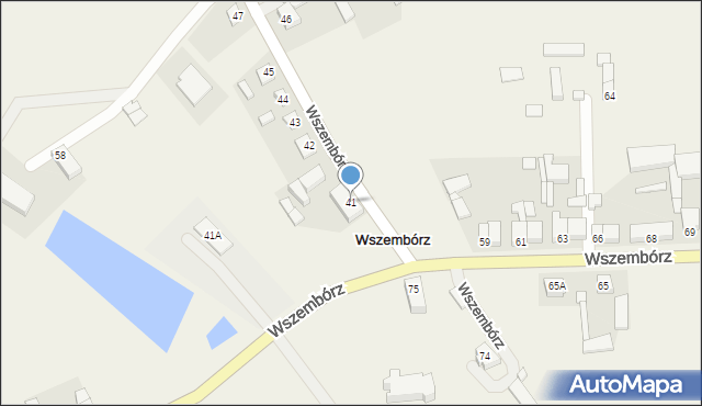 Wszembórz, Wszembórz, 41, mapa Wszembórz