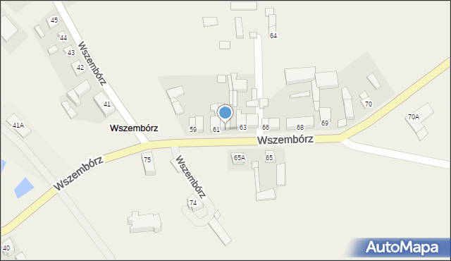 Wszembórz, Wszembórz, 62, mapa Wszembórz