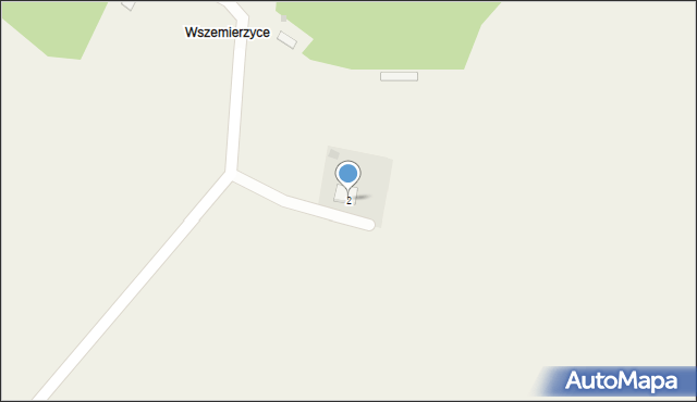 Wszemierzyce, Wszemierzyce, 2, mapa Wszemierzyce
