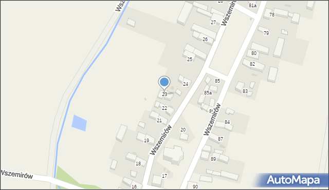 Wszemirów, Wszemirów, 23, mapa Wszemirów