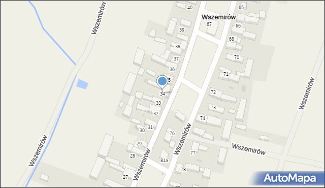Wszemirów, Wszemirów, 34, mapa Wszemirów