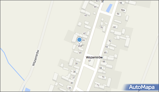 Wszemirów, Wszemirów, 41a, mapa Wszemirów