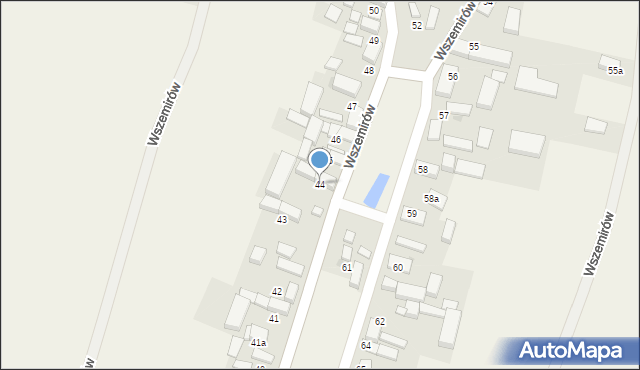 Wszemirów, Wszemirów, 44, mapa Wszemirów