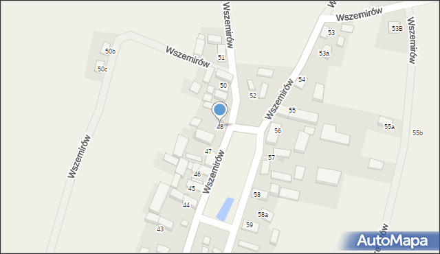 Wszemirów, Wszemirów, 48, mapa Wszemirów