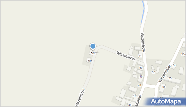 Wszemirów, Wszemirów, 50b, mapa Wszemirów