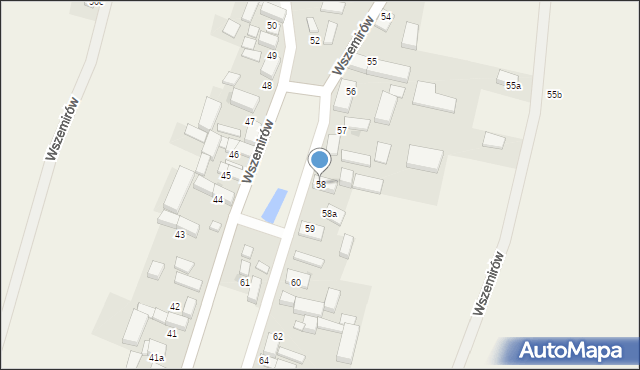 Wszemirów, Wszemirów, 58, mapa Wszemirów