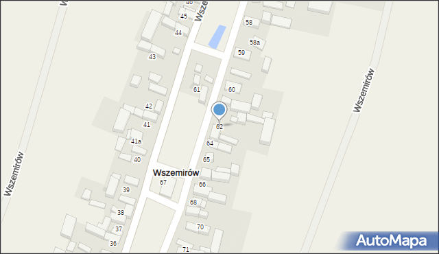 Wszemirów, Wszemirów, 62, mapa Wszemirów