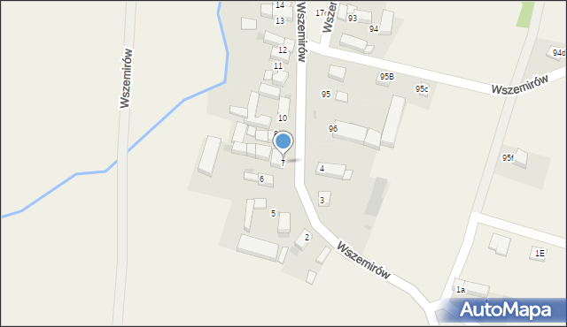 Wszemirów, Wszemirów, 7, mapa Wszemirów