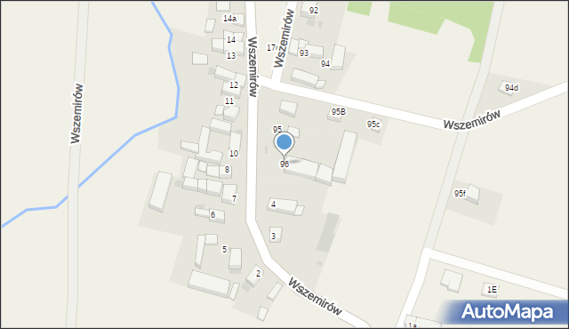 Wszemirów, Wszemirów, 96, mapa Wszemirów