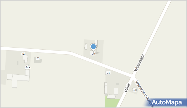 Wszerzecz-Kolonia, Wszerzecz-Kolonia, 22, mapa Wszerzecz-Kolonia