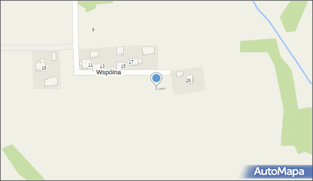 Wyźrał, Wspólna, 24, mapa Wyźrał