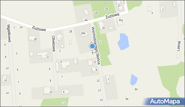 Żelechów, Wschodzącego Słońca, 5, mapa Żelechów