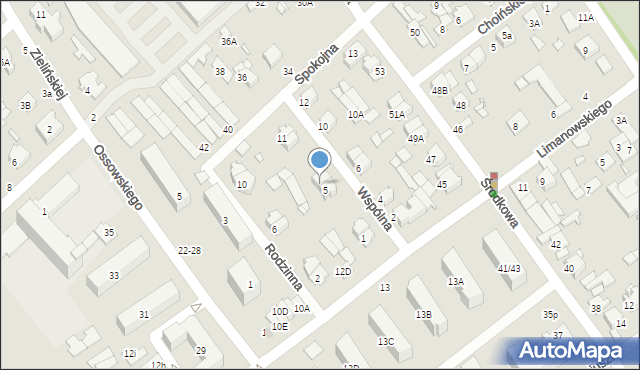 Żyrardów, Wspólna, 7, mapa Żyrardów