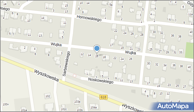 Pułtusk, Wujka Jakuba, ks., 16, mapa Pułtusk