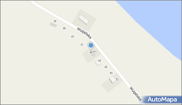 Unieszewo, Wulpińska, 44, mapa Unieszewo