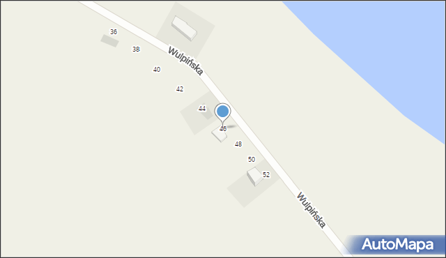 Unieszewo, Wulpińska, 46, mapa Unieszewo