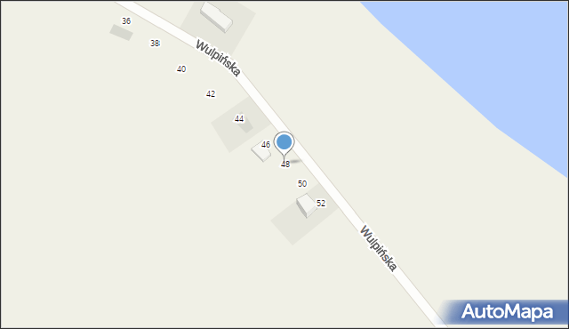 Unieszewo, Wulpińska, 48, mapa Unieszewo