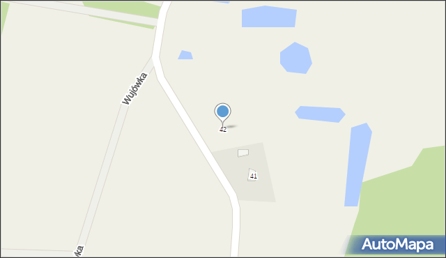 Wujówka, Wujówka, 42, mapa Wujówka
