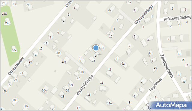 Babice, Wyszyńskiego Stefana, ks. kard., 14, mapa Babice