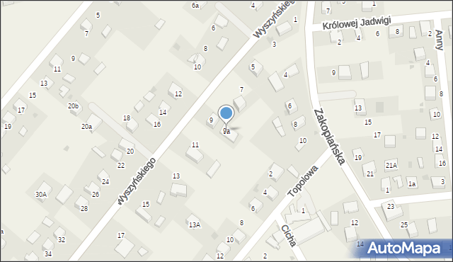 Babice, Wyszyńskiego Stefana, ks. kard., 9a, mapa Babice