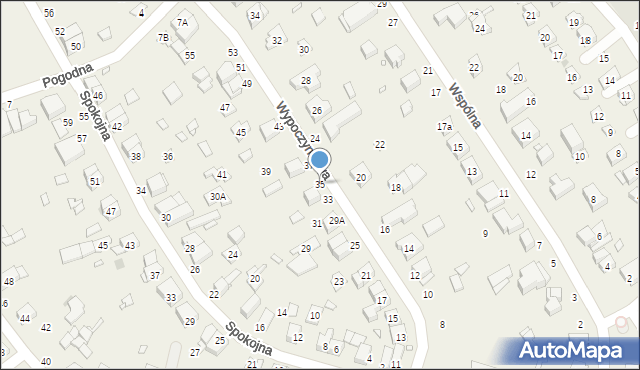 Baranowo, Wypoczynkowa, 35, mapa Baranowo