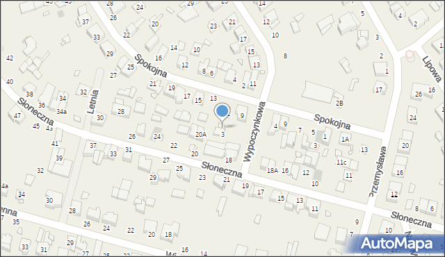 Baranowo, Wypoczynkowa, 5, mapa Baranowo