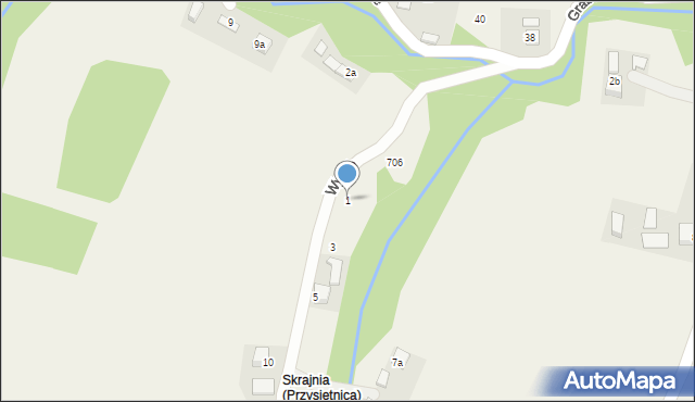 Barcice, Wyrąb, 1, mapa Barcice