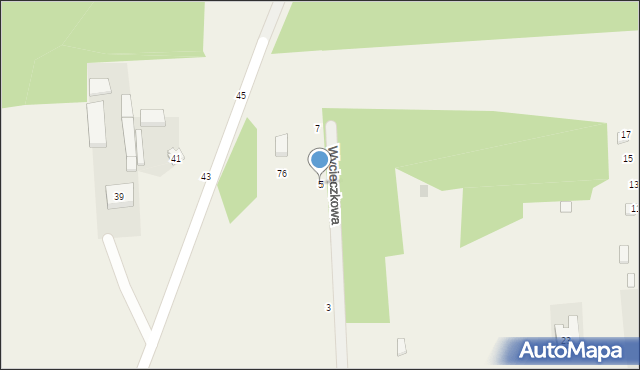 Barkowice Mokre, Wycieczkowa, 5, mapa Barkowice Mokre