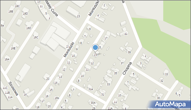 Barlinek, Wyspiańskiego Stanisława, 13, mapa Barlinek