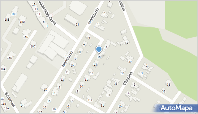 Barlinek, Wyspiańskiego Stanisława, 15, mapa Barlinek