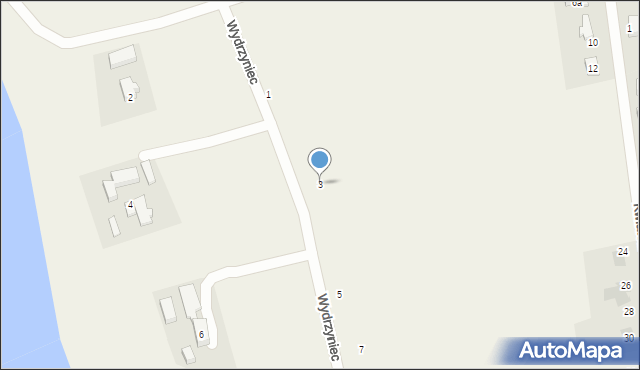 Bestwina, Wydrzyniec, 3, mapa Bestwina