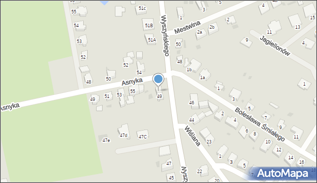 Białogard, Wyszyńskiego Stefana, ks. kard., 51, mapa Białogard