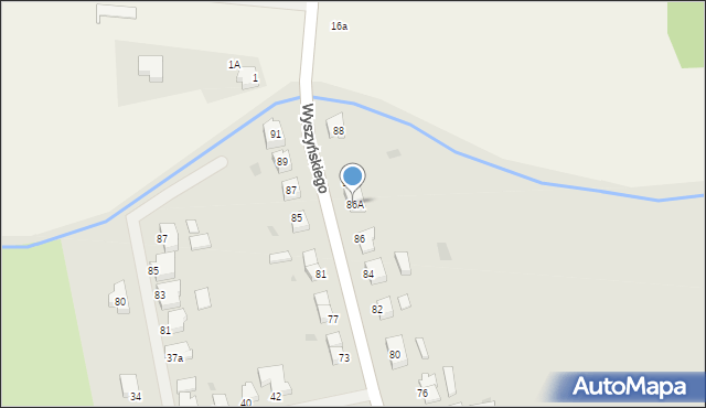 Białogard, Wyszyńskiego Stefana, ks. kard., 86A, mapa Białogard