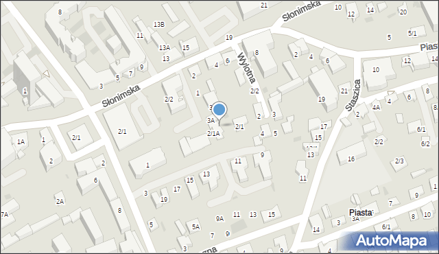 Białystok, Wylotna, 2B, mapa Białegostoku