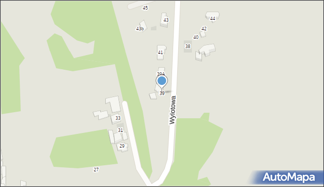 Bieruń, Wylotowa, 39, mapa Bieruń