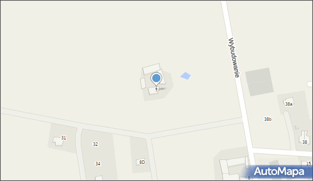 Biskupiec, Wybudowanie, 7, mapa Biskupiec